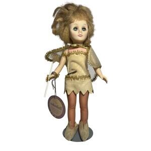 Vintage Effanbee Tinkerbell Doll Original Tag Storyland 11 Inches Includes Stand
